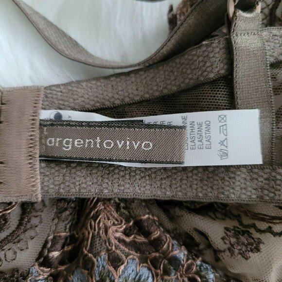 Argentovivo Luxury Designer Italian Lace Bra 34C - Picture 7 of 10